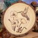 Ibenzoa® Bois Naturel – Quatre Pièces pour Création Artisanale et Design d'Intérieur