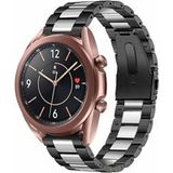 Strap-it Samsung Bracelet acier Samsung Galaxy Watch 3 41mm (noir/argent)