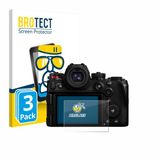 BROTECT Screenprotector 3 Stuks voor Panasonic Lumix DC-S1RII Beschermglas transparant