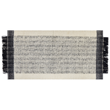 Beliani KETENLI Modern Rug - Black/White - 80 x 150 cm - Wool
