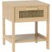 MDF Table de chevet avec tiroir, 40 x 40 x 48,4 cm