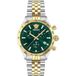 Versace Hellenyium Montre Homme Quartz Verre Saphir Acier 39mm Vert