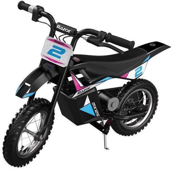Razor MX125 Elektrische Kindermotor - Zwart Li-ion