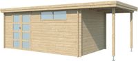 Woodlands Blokhut Oregon Met Overkapping 655 x 295 cm