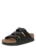 Birkenstock Florida III Papillio Flex Platform Birko-Flor Narrow Zwart Dames