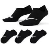 Nike Everyday Plus Lightweight Dames Sportsokken Zwart - Maat M
