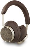 Guess Bluetooth Koptelefoon - ENC - PU Leer - 4G Classic Logo - Bruin