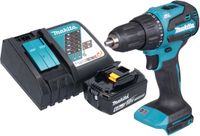Makita DHP 490 RG1 accu klopboormachine 18 V 65 Nm borstelloos + 1x accu 6.0 Ah + lader
