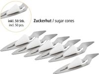 APS-Germany® Mini Glühweinmaker/Feuerzangen- cocktailset - set van 6 stuks - Edelstaal