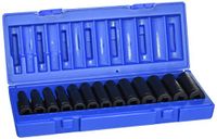 Grey Pneumatic (1203MD) 3/8" aandrijving 13-delige 12-punts diepe metrische doppenset