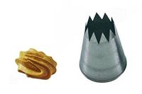 Silikomart 43.387.99.0000 BS110 - STAR STAINLESS STEEL TIPS VOOR PIPING BAG ø10 MM