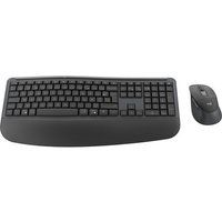 Logitech Draadloos Frans Azerty Bluetooth toetsenbord en muizenset Signature Comfort Plus MK880 Graphite