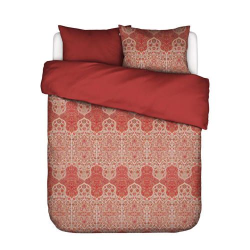 Essenza Giulia Dekbedovertrek - Katoen - Roze - 240x220cm