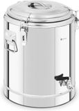 Royal Catering conteneur thermique inox - 22,5 L - avec robinet de vidange