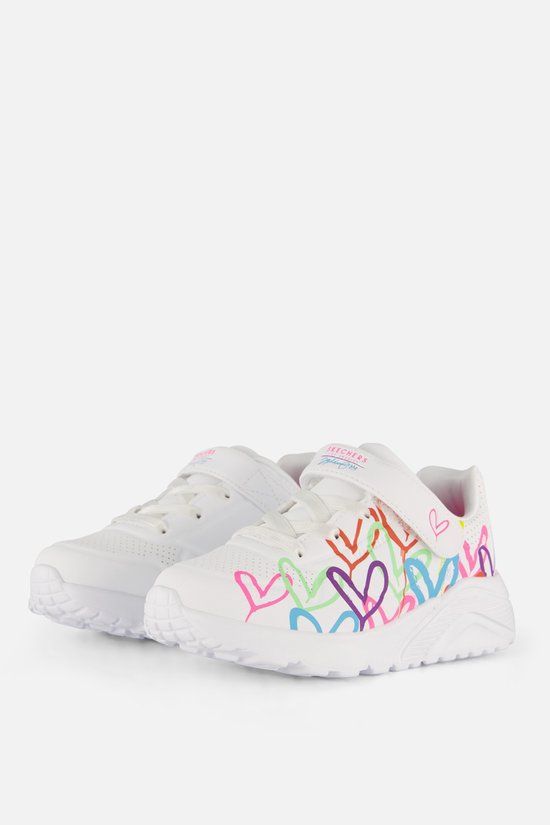Skechers Uno Lite Love Court Classic Sneakers wit - Dames - Maat 24