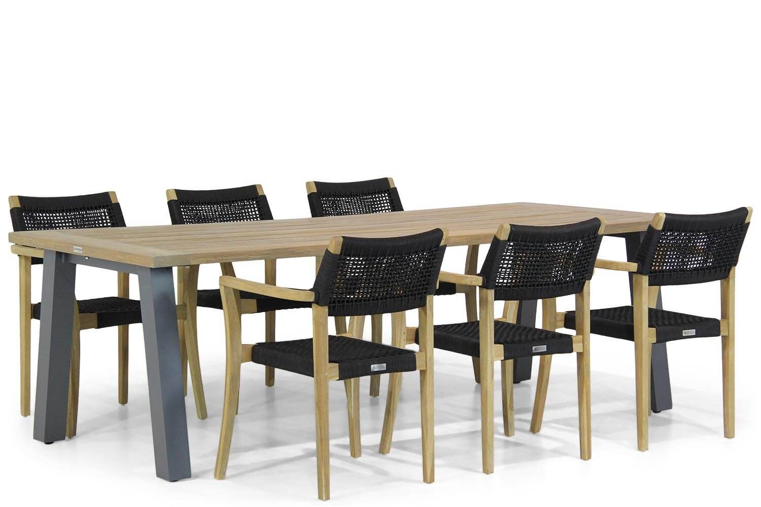 Lifestyle Garden Furniture Dallas/Glasgow 240 cm dining tuinset 7-delig - 7423641193109