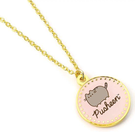 Pusheen The Carat Shop Pusheen Ketting met hanger - Roze - Metaal