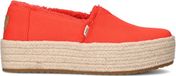TOMS Shoes Valencia Espadrilles Dames Oranje Maat 41