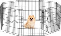 Pawhut Huisdierenren Metaal Zwart 61L x 4B x 61H cm