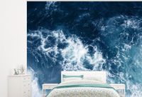 Nr1Wallpaper Fotobehang Water - Golf - Blauw - 375x300 cm - Vliesbehang