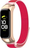By Qubix Qubix Nylon Sport Loop Band Roze Geschikt voor Samsung Galaxy Fit 2