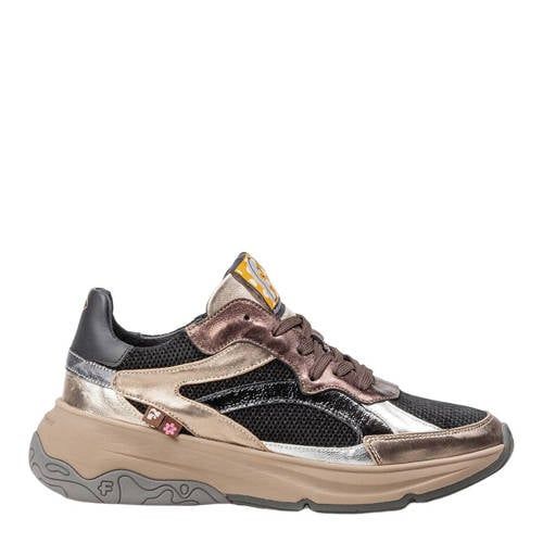 Floris van Bommel Holli 02.04 leren sneakers - brons metallic
