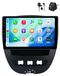 Awesafe Android autoradio, 10 inch, 64GB, voor Peugeot 107 (2005-2014), met audio-systeem 10, CarPlay & Android Auto, navigatie en Bluetooth