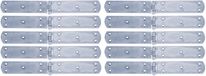Alberts 823658 Kistscharnier, met geklonken pen, galvanisch verzinkt, dik gepassiveerd, 300 x 40 mm, set van 10