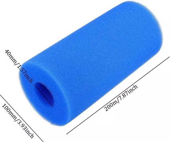 Zwembadfilter Intex Type A & Bestway III - 10 stuks - Blauw