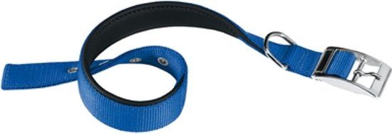 Ferplast Daytona C Blauw - Halsband voor Honden - Nylon - Blauw - 61-69cm