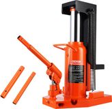 VEVOR Hydraulische Autokrik, 10T Bovenzijde, 20T Bovenzijde, 30-190mm Teenhoogte, 32-48cm Bovenhoogte, Luchthydraulische Klauwkrik voor Machines, Industrie