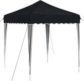 vidaXL Pop-up Feesttent 195 x 195 x 245 cm Antracietkleurig