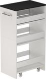 Vicco Rivo Rolplank – 30 x 84.8 cm Wit/antraciet