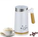 Mousseur à lait Mousseur à lait électrique – pour boissons chaudes et froides – blanc – mousseur à lait 4-en-1