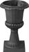 Pots de fleurs en plastique, 25 x 42 cm, 2 pièces, pots de fleurs noirs classiques pour le jardin avant, utilisation intérieure et extérieure. Convient comme vase pour les mariages, fêtes, événements, maison, scène, jardin, balcon ou terrasse. Idéal pour la décoration