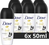 Dove Advanced Care Invisible Dry Anti-Transpirant Deodorant Roller - 6 x 50 ml