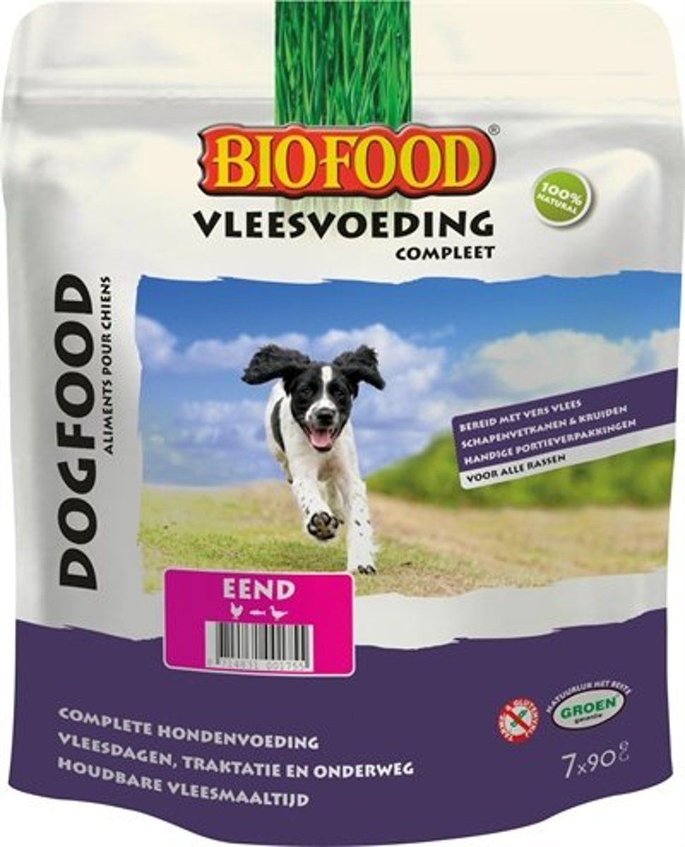 BIOFOOD Vleesvoeding Eend - 630GR
