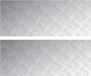 vidaXL - Trapmatten - 2 stuks - 100 x 40 cm - Zilver - Aluminium - Rechthoekig