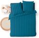 U10 Housse de couette 240x220 cm Cleo Night Blue Microfibre 3 pièces