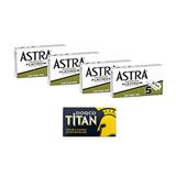 The GOODFELLAS' SMILE Astra Superior platinum scheerbladen + Dorco Titan
