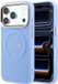 Guess Backcover hoesje voor Apple iPhone 18 Pro Max - MagSafe Saffiano - Lichtblauw