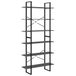 VidaXL Hoge kast 100x30x210 cm massief grenenhout grijs