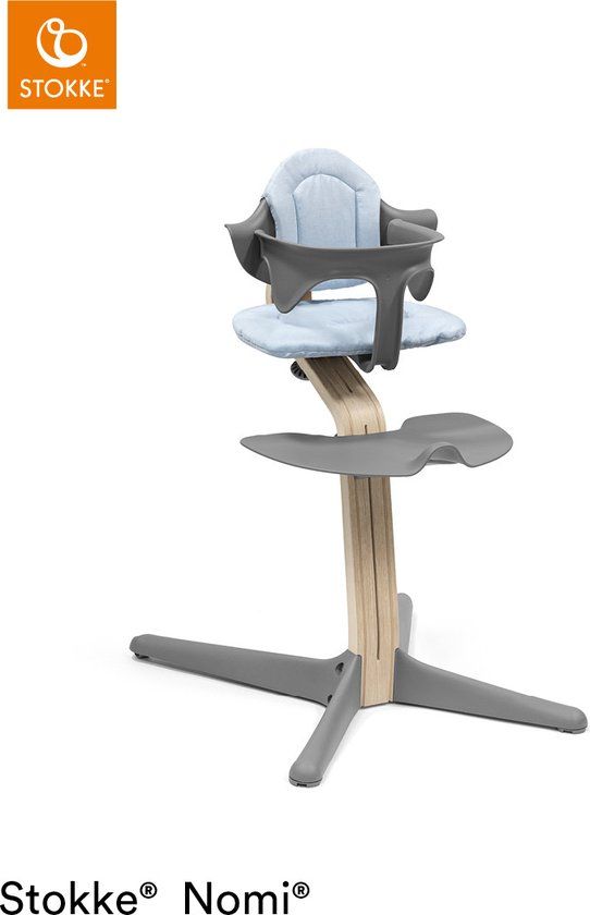 Stokke Nomi Kinderstoel - Beech Natural - Grey