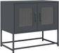 vidaXL Tv-meubel 68x39x60,5 cm koudgewalst staal antracietkleurig