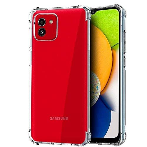 COOL ACCESORIOS Cool beschermhoes voor Samsung A035 Galaxy A03, anti-shock, transparant
