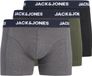 JACK & JONES JACLAMP SOLID TRUNKS 3 PACK Heren Onderbroek