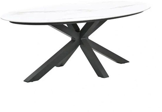 Garden Impressions Scotland Tuintafel Venice White - 230x115 cm