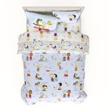 Franco Collectibles Peanuts Superzachte 7-delige beddengoedset met kussensloop, voor tweepersoonsbed, (officieel gelicentieerd product)