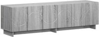 vidaXL TV-meubel 140 x 34,5 x 40 cm Grijs Sonoma Bewerkt hout