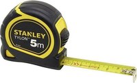 STANLEY Tylon Rolbandmaat - 5m - 19mm breed - Zwart/Geel